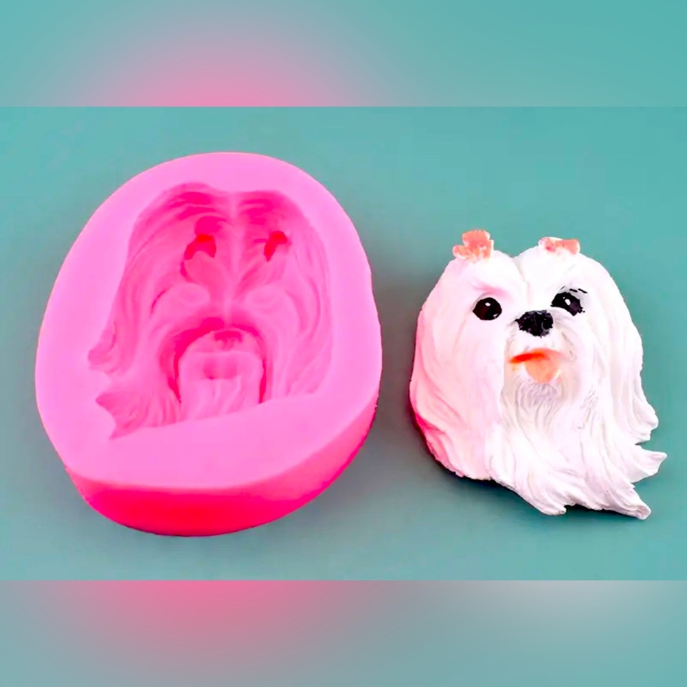 Puppy silicone mold . New